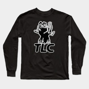 Retro Black White TLC Long Sleeve T-Shirt